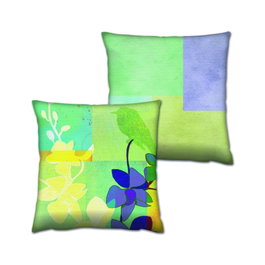 Aberto Design AB-4488-4451 Juego de Cojines 2 Piezas 43x43cm 50% Algodón 50% Poliéster Relleno Silicona